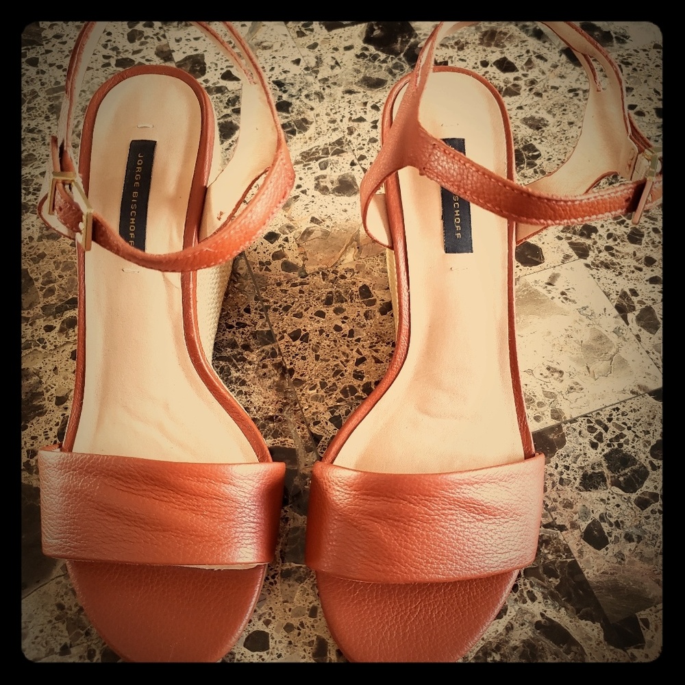 Wedge heels sandals (New without original box)